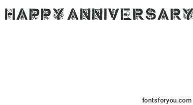 GothicStencilDker font – happy Anniversary Fonts
